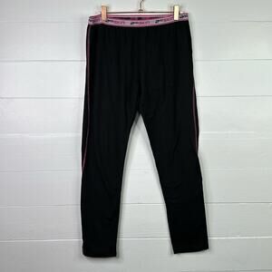 2ND SKIN Black Pink Performance Waffle Layering Legging Pants Bottoms Size Large